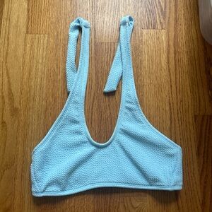 Blue target bikini top, great condition